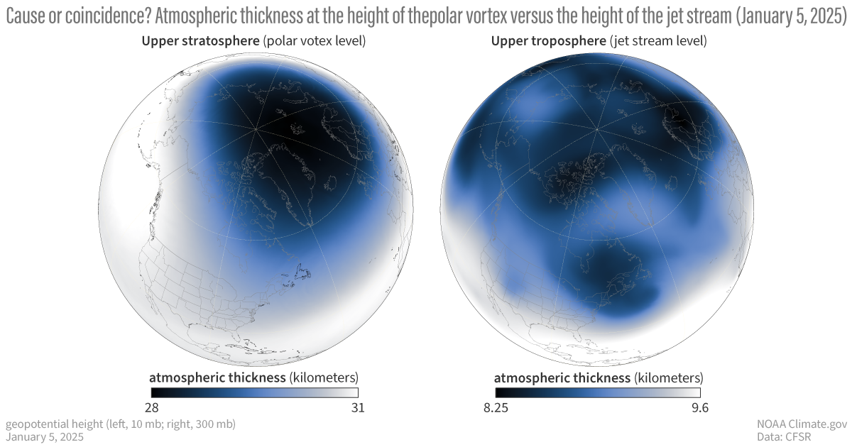 Is the polar vortex causing the cold air epidemic in the United States?