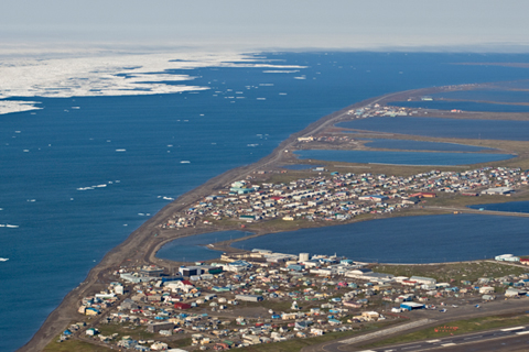 In Barrow, Alaska, climate change in action