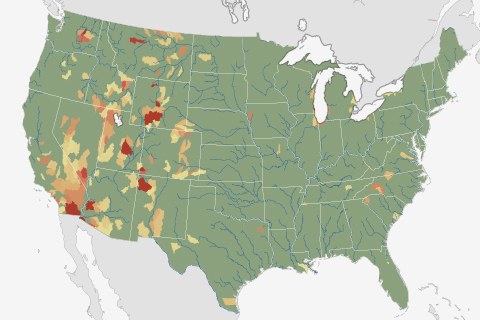 Climate change to increase water stress in many parts of U.S.