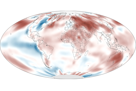 2013 State of the Climate: Earth’s surface temperature