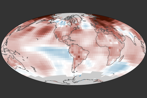 Month-by-month recap of 2020's global temperature patterns