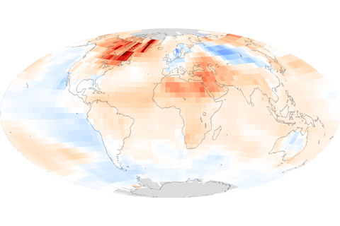 2010 Ties 2005 As the Warmest Year on Record