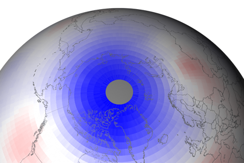 Unusually Chilly Stratosphere Behind 2011's Record Arctic Ozone Hole 