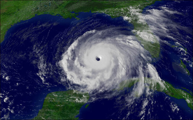 Satellite image of Hurricane Rita in Gulf of Mexico