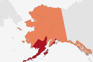 Map image for Where, oh where, has Alaska’s winter gone?