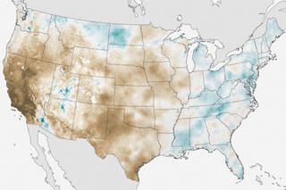 Map image for January precipitation deficits keep California drought outlook grim