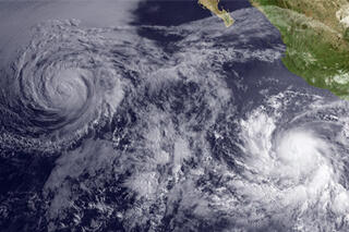 Map image for Hyperactive start to eastern Pacific hurricane season