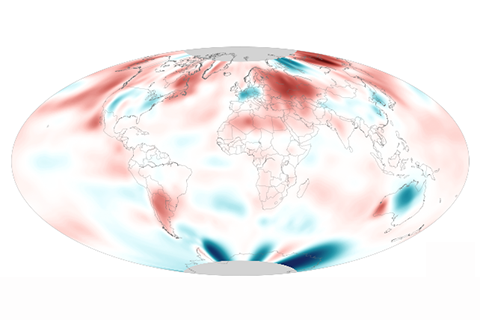 Data Snapshots: August 2014 Global Temperature Anomaly