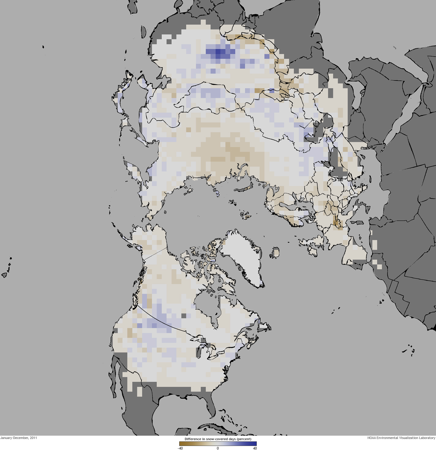 snow cover  NOAA