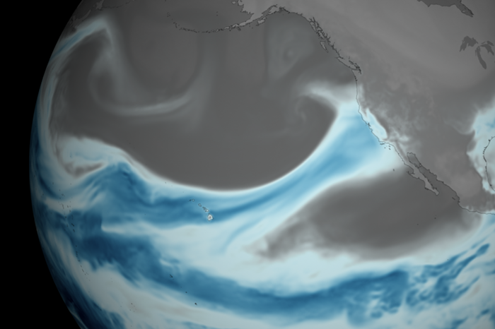 How much snowpack in the Colorado River Basin comes from atmospheric rivers?