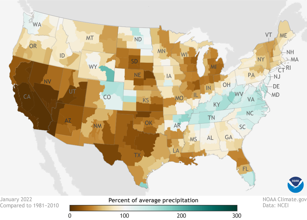 US_summary_precipitation_avg_January2022_20220209.png | NOAA Climate.gov