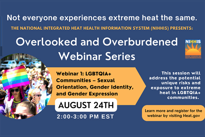 New webinar series focused on overlooked and overburdened populations