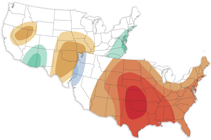 July 2022 U.S. Climate Outlook: Hot and dry favored for the southern Plains