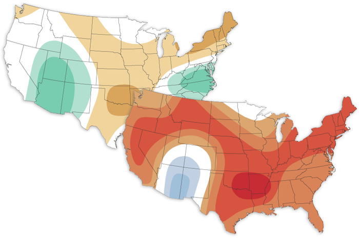 August 2022 U.S. Climate Outlook: a wet Southwest Monsoon and a hot, dry Plains