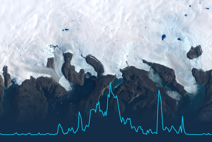 Late-season melt spikes break records in Greenland