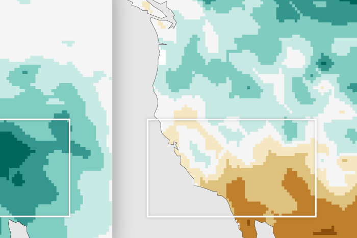 Did La Niña drench the Southwest United States in early winter 2022/23?