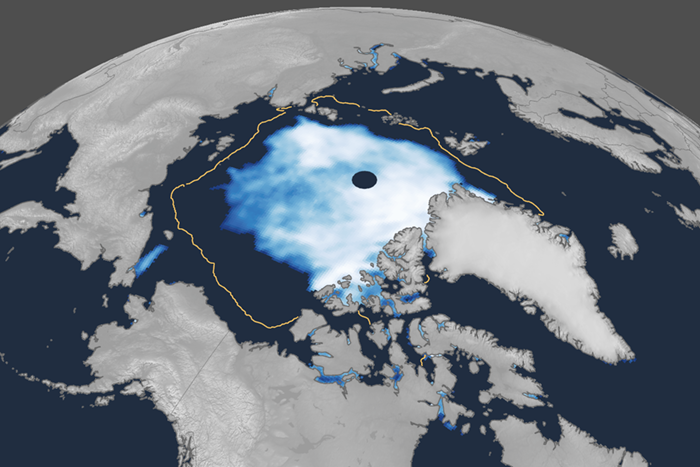 Arctic sea ice minimum in 2024 seventh lowest on record