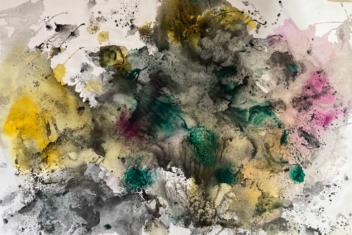 watercolor and gunpowder on archival paper