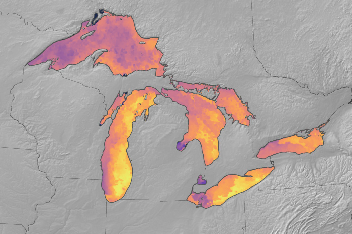 Several Great Lakes experience record-warm water temperatures heading ...