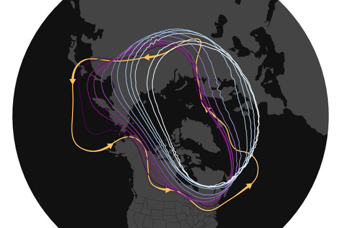 Another blast of Arctic air: this time, with a stretched but strong polar vortex