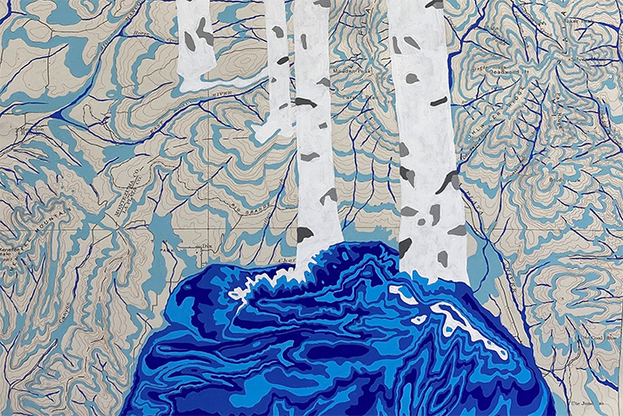 'Rivers Feed the Trees #467 (Aquifers)' from the Art x Climate Gallery