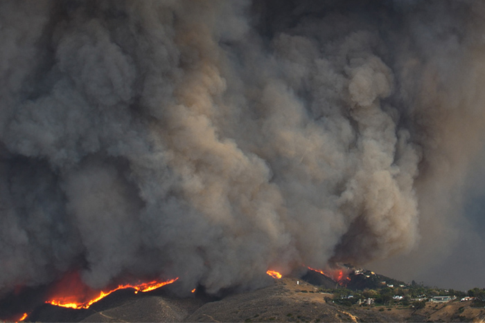 The weather and climate influences on the January 2025 fires around Los Angeles