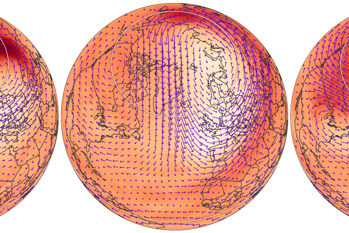 The polar vortex is hitting the brakes