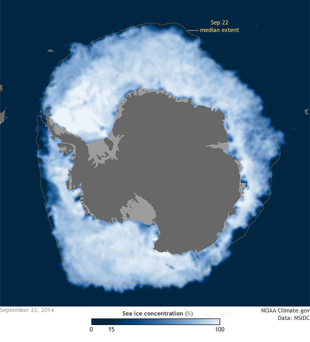 Wiggle room: why the line tracking sea ice extent is so wavy near the ...