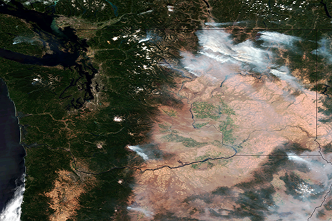 Nearly 2.5 million acres burned across US in August 2015