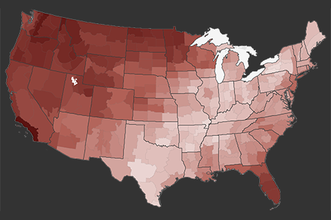 Every U.S. state warmer than 20th-century average in 2015