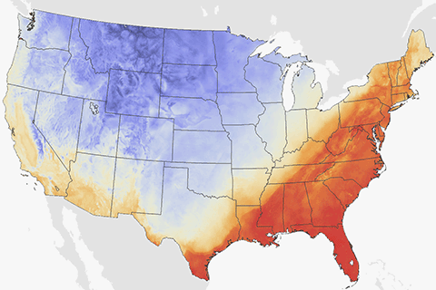 Record warmth in February 2018