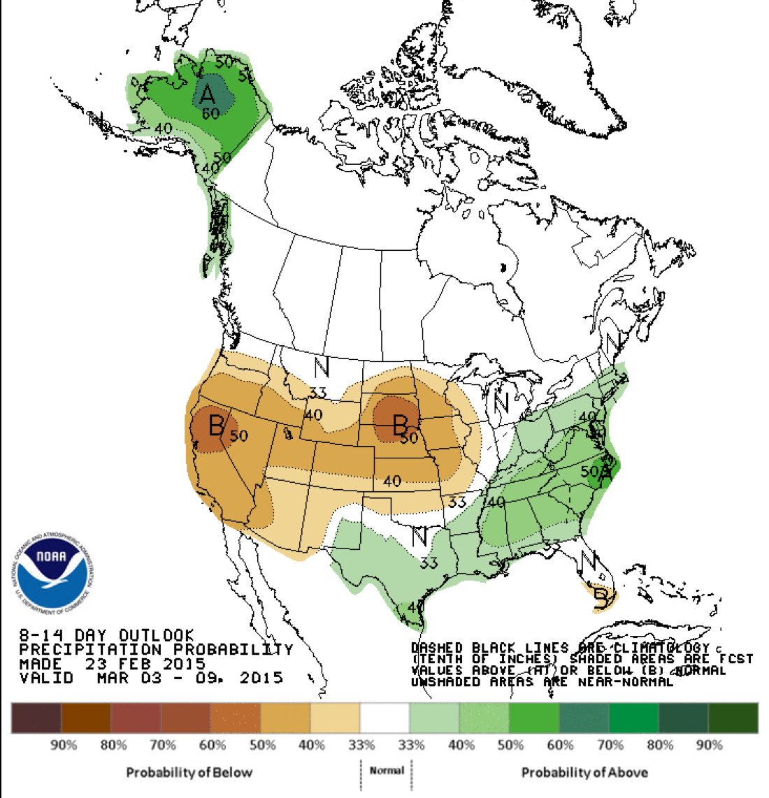 Temperature, Precipitation, And Drought Outlooks - Prepared Maps | NOAA ...