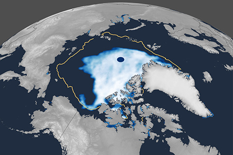 2020 Arctic sea ice minimum second lowest on record