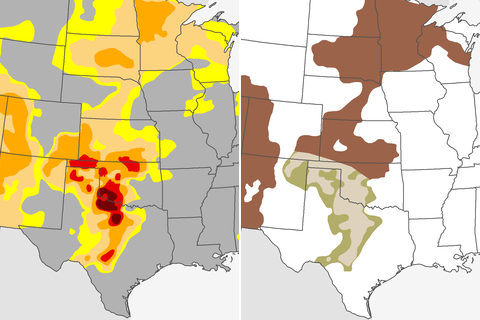 For the Southern Plains, some rain and drought relief