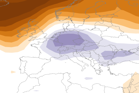 Atmospheric 'Groundhog Day' behind flooding in France and Germany