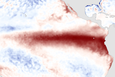 How will El Niño affect 2015’s placement among the warmest years on record?