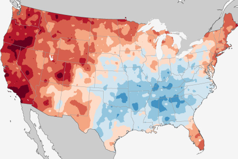 How is September climate changing in the U.S.? 
