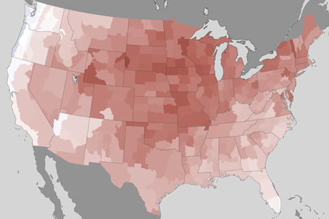 By a wide margin, 2012 was the United States’ warmest year on record