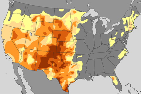 Climate Conditions: Drought Status on May 14, 2013