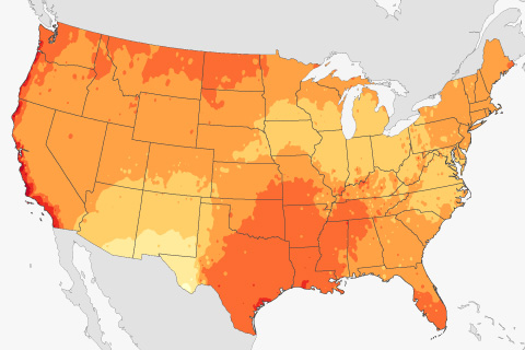If things go as “normal,” most U.S. locations will have their hottest day of the year by the end of July