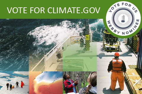 NOAA Climate.gov nominated for Webby Awards