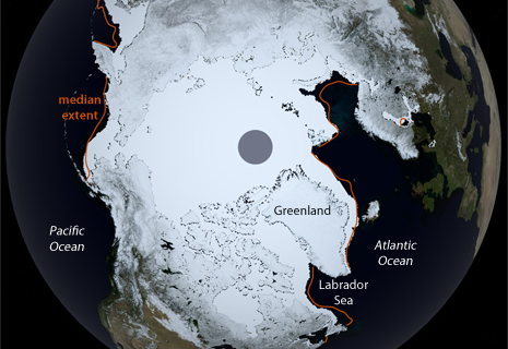 March 2011 Ice Extent Second Lowest on Record