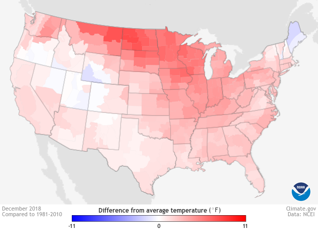 temperature, anomaly, December