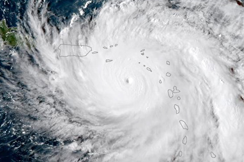 Hurricane Maria's devastation of Puerto Rico 