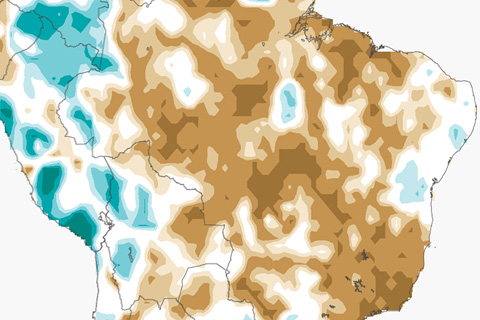 It's supposed to be the rainy season in Brazil, so where has all the water gone?