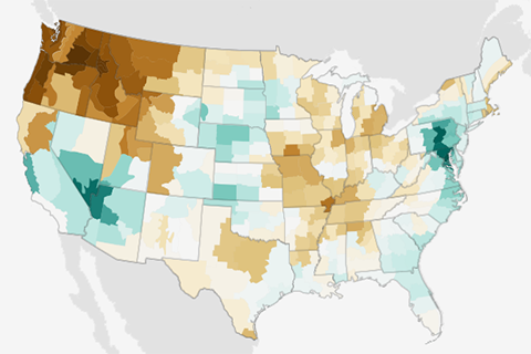 A soggy summer for the Mid-Atlantic in 2018