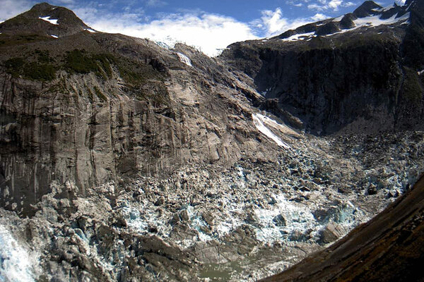 Webcam photo of Suicide Glacier Lake