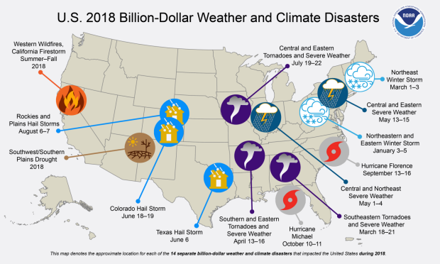 2018's Billion Dollar Disasters In Context | NOAA Climate.gov