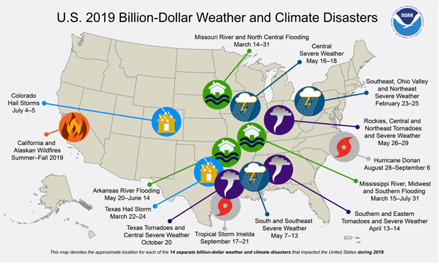 2010-2019: A Landmark Decade Of U.S. Billion-dollar Weather And Climate ...