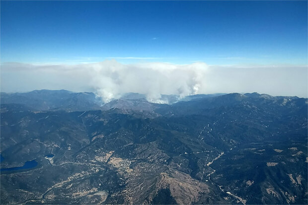 Smoke from Carr Fire